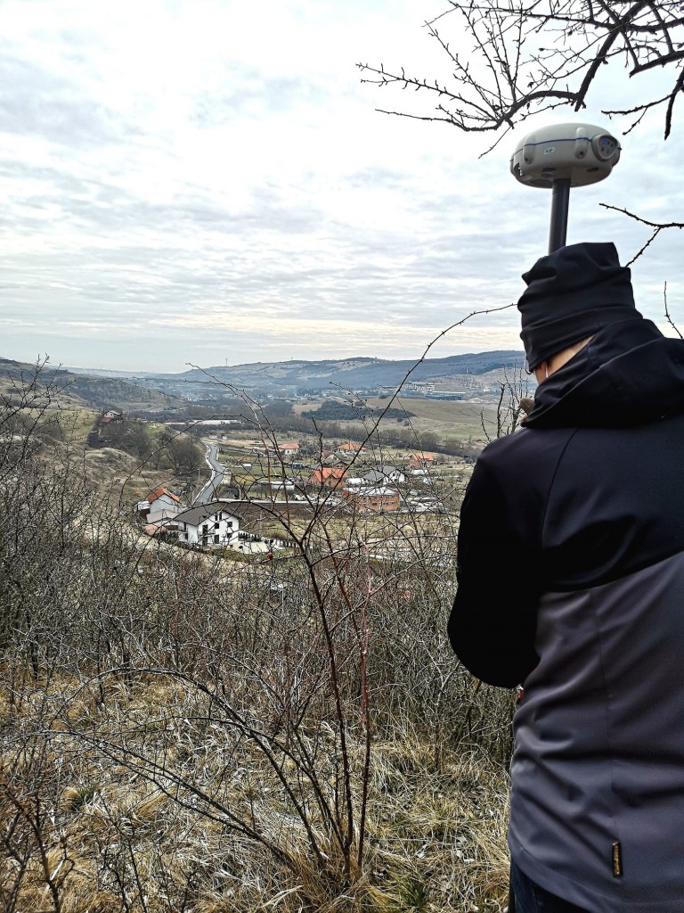 Masuratori topografice sat Radaia, com. Baciu